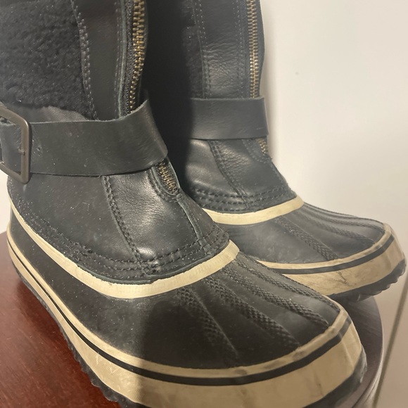 Sorel Womens Black Helen Of Tundra II NL1496-010 Mid Calf Snow Boots Size US 7/8 - Picture 5 of 10